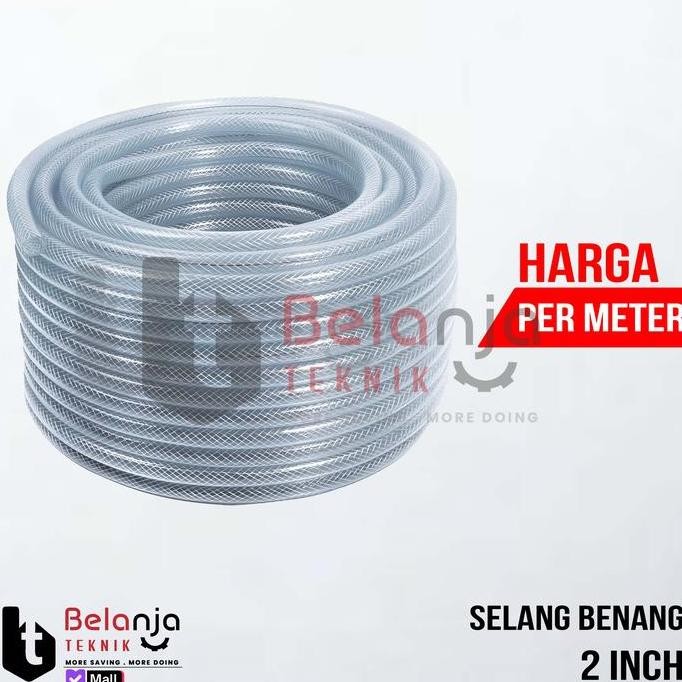 JINICHI- Hiprex Selang Benang Air Ukuran 2 Inch Selang Taman Benang Serat 2"