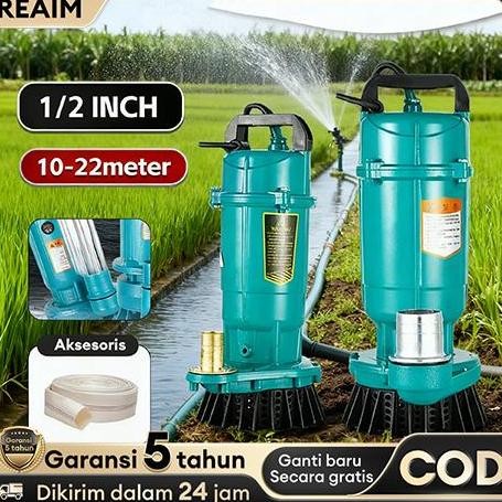 SINISTER- Reaim Pompa Celup Air Stainless Steel 2 Inch 450W/750W/900W Pompa Air Listrik Submersible 