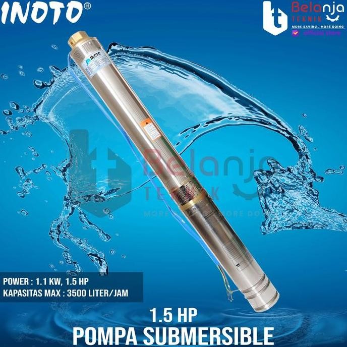 CAVERLY- Pompa Air Satelit - Submersible Inoto 1.5 HP SS