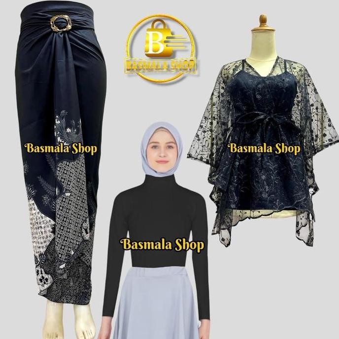 Promo Set Lengkap Kodangan Motif Terbaru Sudah Dapat Bawahan Rok Lilit Batik Atasan Outer Dan Inner 