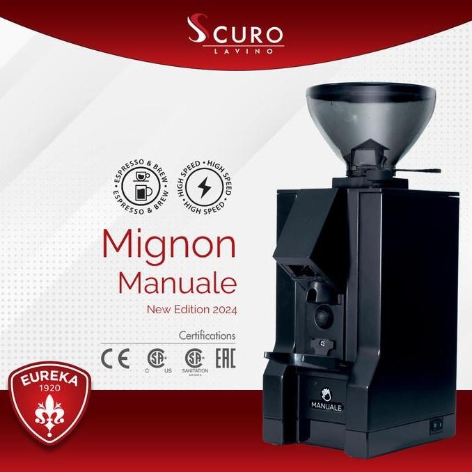NEW Eureka Grinder Mignon Manuale