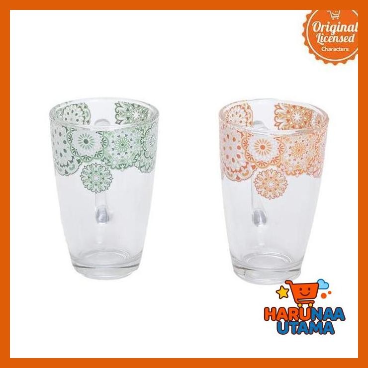 GELAS BRIGHTON GLASS MUG SET ISI 2 PCS (IBU ANAK BAYI)