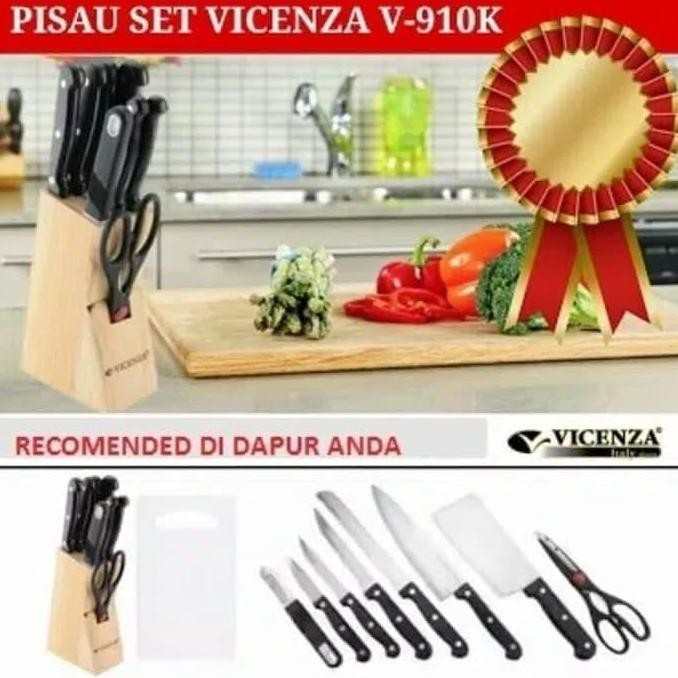 [ Vicenza ] Set Vicenza V910 - 10 Set - Hitam