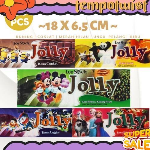 Termurah PLASTIK ES KRIM PELANGI / PLASTIK ES TERMURAH / PLASTIK KEMASAN ES KRIM STICK