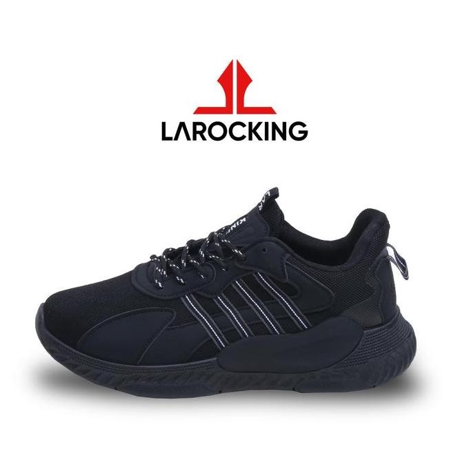 Larocking - Saka Hitam | Sepatu Sneakers Casual Gym