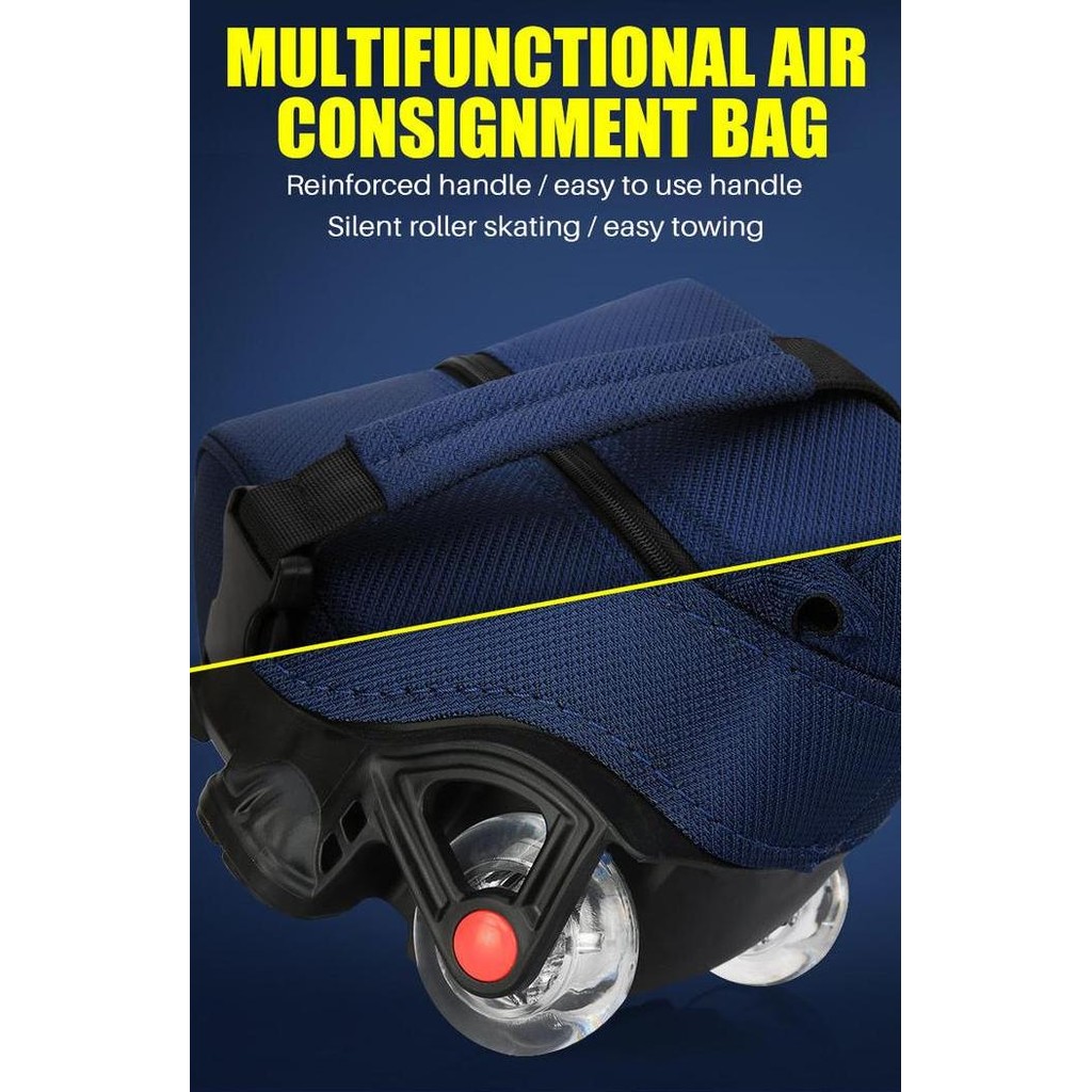 Pgm Tas Golf Travel Roda Compact Wheeled Golf Bag Lightweight Portable Tas Stik Golf