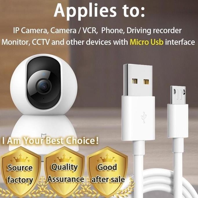 Kabel cctv ip camera micro usb 10 meter