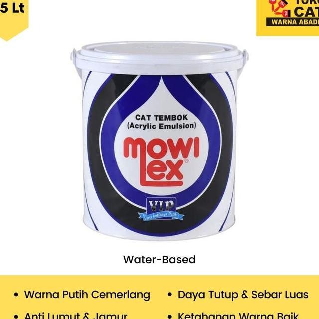 Cat Tembok Mowilex Interior Varian Putih 2.5 Liter