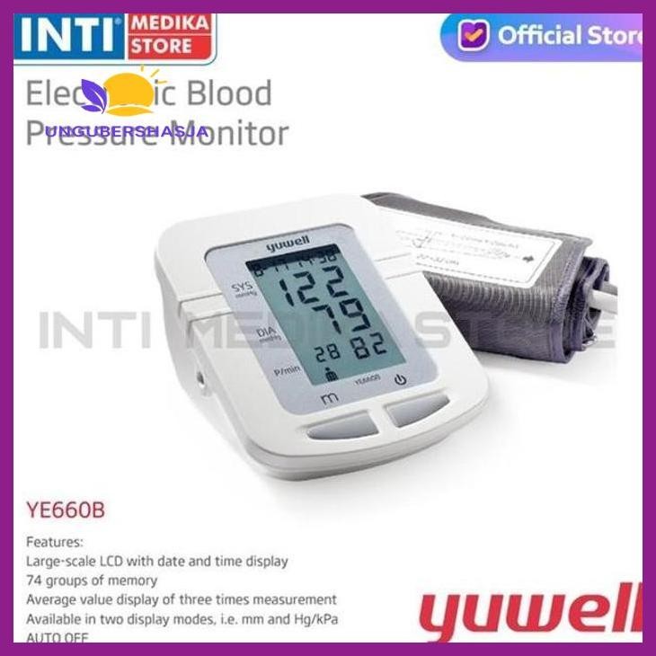 (ORIGINAL) YUWELL - TENSIMETER DIGITAL YE 660B 660D 660E 660F 670 CR 990 WRIST 8300 B | TENSI TEKANA