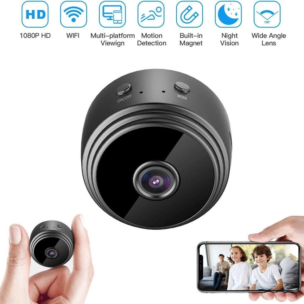 HA CCTV Spy Ultra Mini Portable  Kamera pengintai / Penjahat / Perampok / Maling / Camera / Kamera k