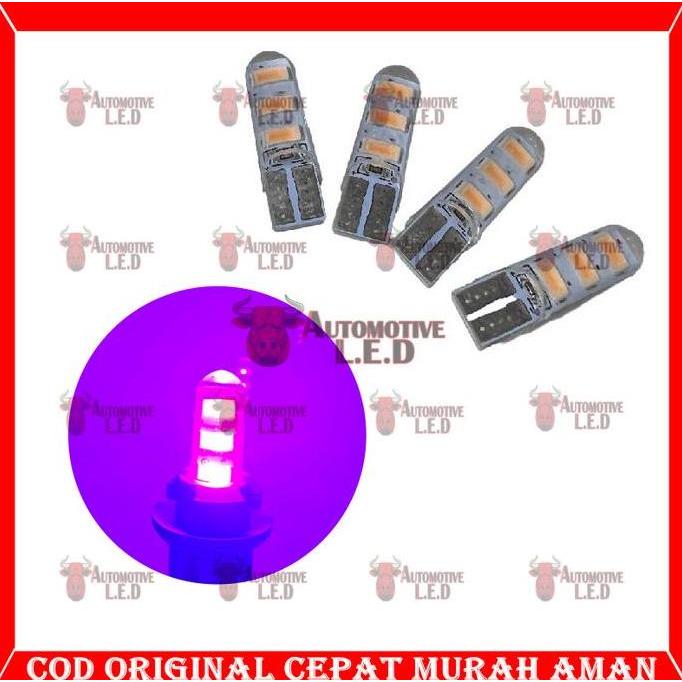 COD ORIGINAL LAMPU LED T10 JELLY FLASH  T10 JELLY KEDIP  LAMPU MOTOR DC I T10 Lampu Led Jelly 5630 I