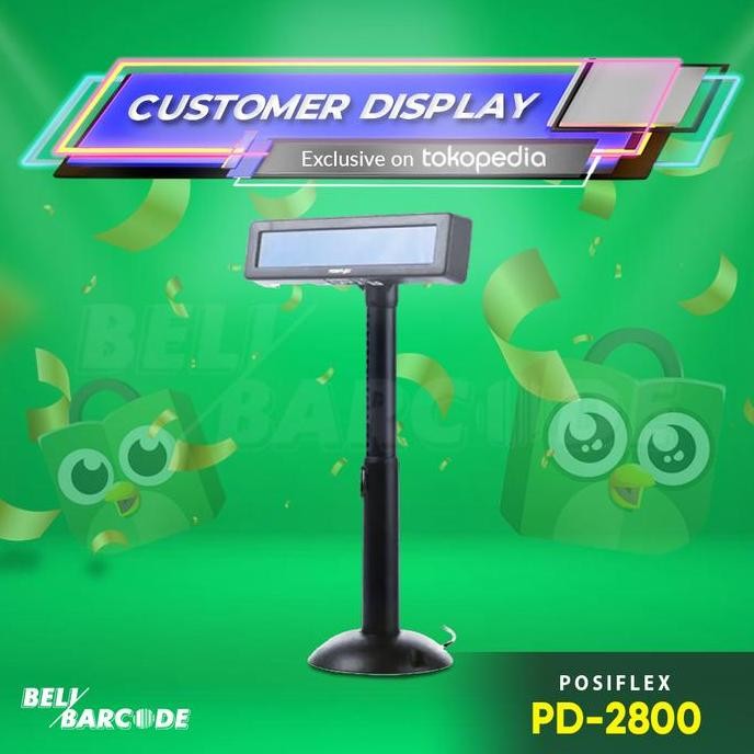 TERBARU - Posiflex PD2800 Customer Display Merk Posiflex USB