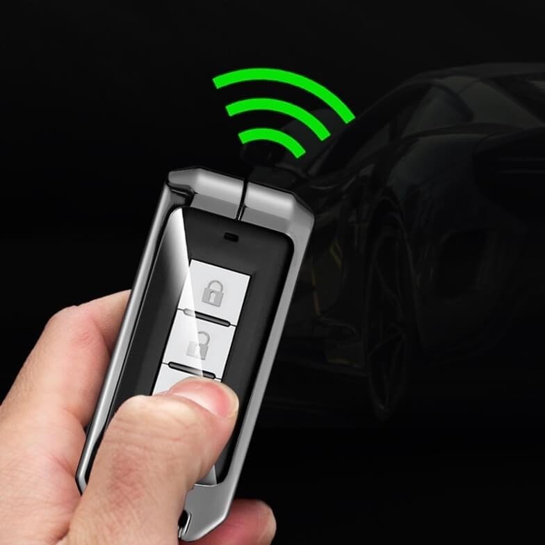 Ready Alloy Cover Kunci Mitsubishi Xpander Pajero Outlander Sport Cover Sarung Kunci Mobil Logam Kul