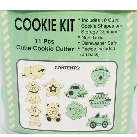 Cetakan Kue Cookie Cutter Set 3 in 1 Gelas Sendok Takar Cutter