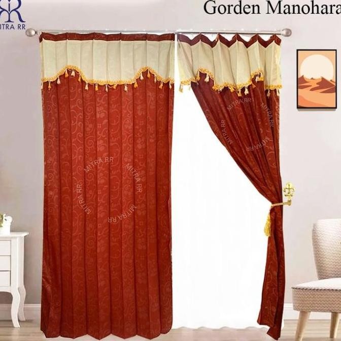 Gorden Manohara Poni Tempel | Tirai Jendela Pintu | Gorden manohara poni renda Free Kawat S