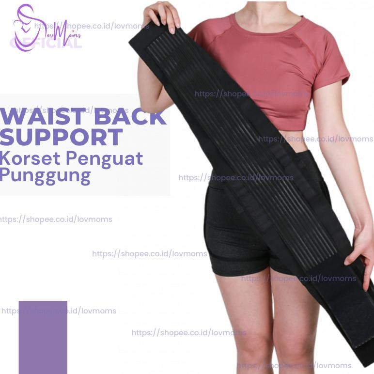 Sabuk Korset Lumbal Lumbar HNP Penyangga Pelindung Perut Pinggang Corset Terapi Kesehatan Waist Back