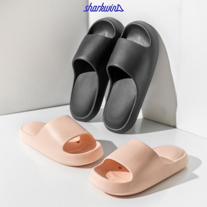 Sharkwin Sandal Slip On Wanita Empuk Nyaman Anti Slip Cat Paw Eva Pria Cewek Unisex Terbaru 2024 Rem