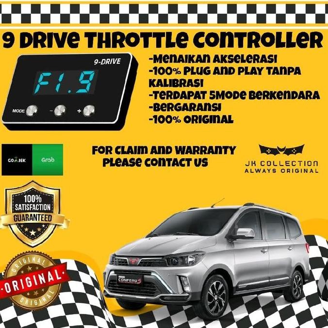 9 Drive Throttle Controller Wuling Confero Series 9Drive Piggyback Remap Ecu Harga Spesial