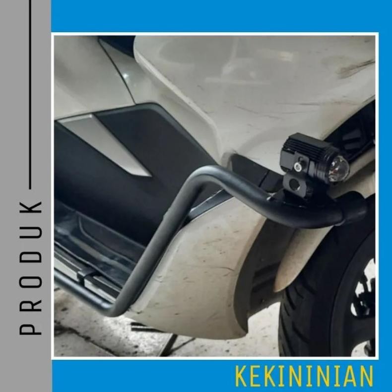 Crashbar Tubular PCX 150 PCX 160 Plus Breket Dudukan Lampu Tembak Presisi Awet Kuat Aksesoris motor