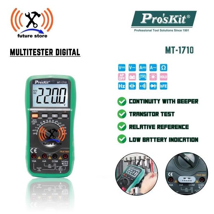 PROSKIT MT-1710 MULTITESTER - AVOMETER ORIGINAL