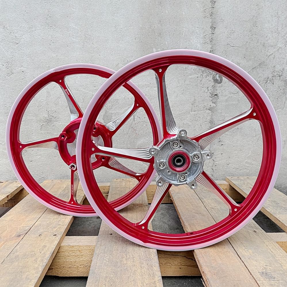 HYLOS CNC Velg Pelek Rim Biru Merah Hitam PCX 160 RING 17 160*160