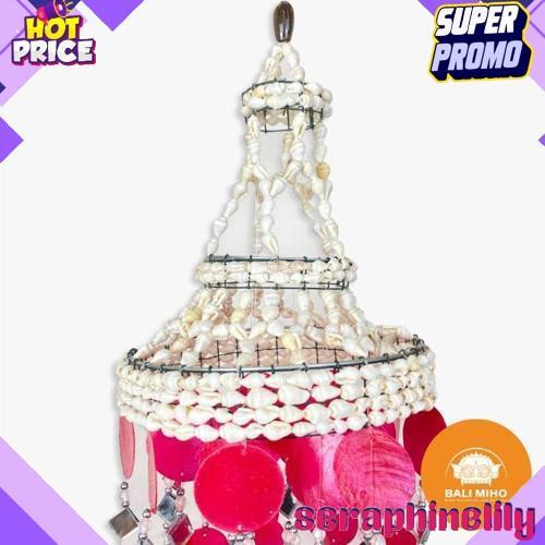 COD Lonceng Angin Kerang - Wind Chime - Kerang Gantungan - Kerang Kap Lampu - Kerang Dekorasi - Kera