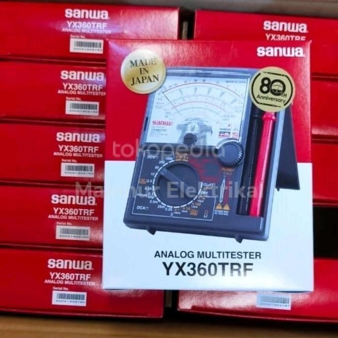 NEW - SANWA YX360TRF Avometer Multimeter Multitester Analog Baru & Original