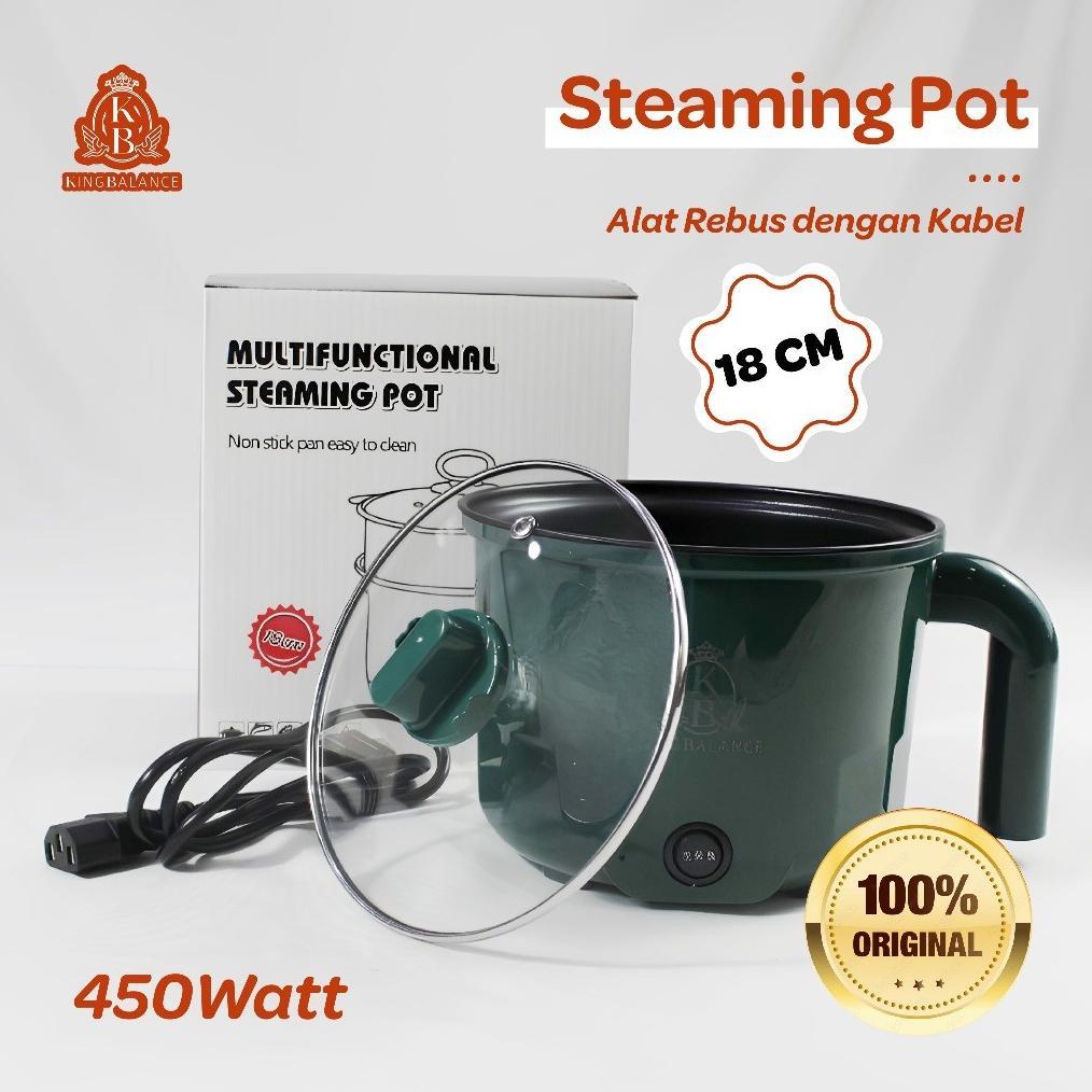 SHINYSTEEL Panci Masak Listrik Portable Alat Masak Listrik DZG-18 Alat Masak Khusus