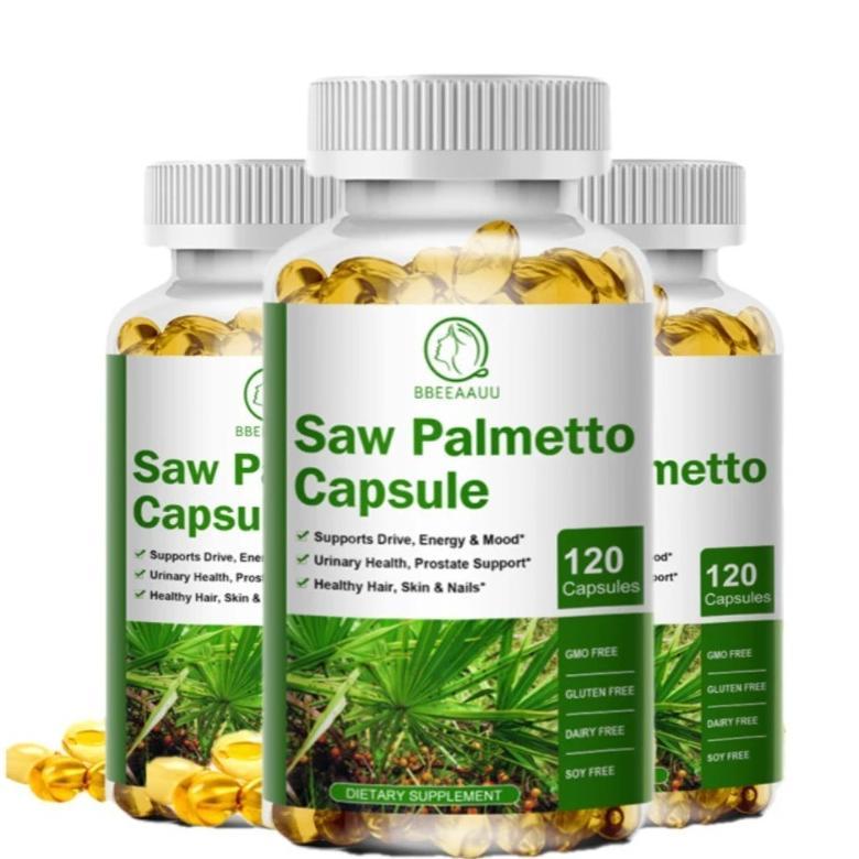 (Promo) Saw Palmetto 500Mg + Biotin Zinc 120 Kapsul Obat Prostat Original