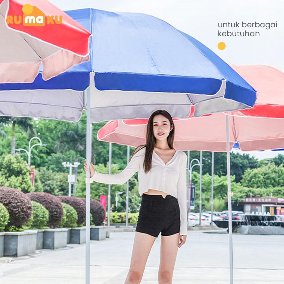 Wd-54 Gratis Ongkir Xtra Rumaku Payung Jualan Jumbo 240 Cm Tenda Taman Dagang Bazar Gratis Sarung Pe