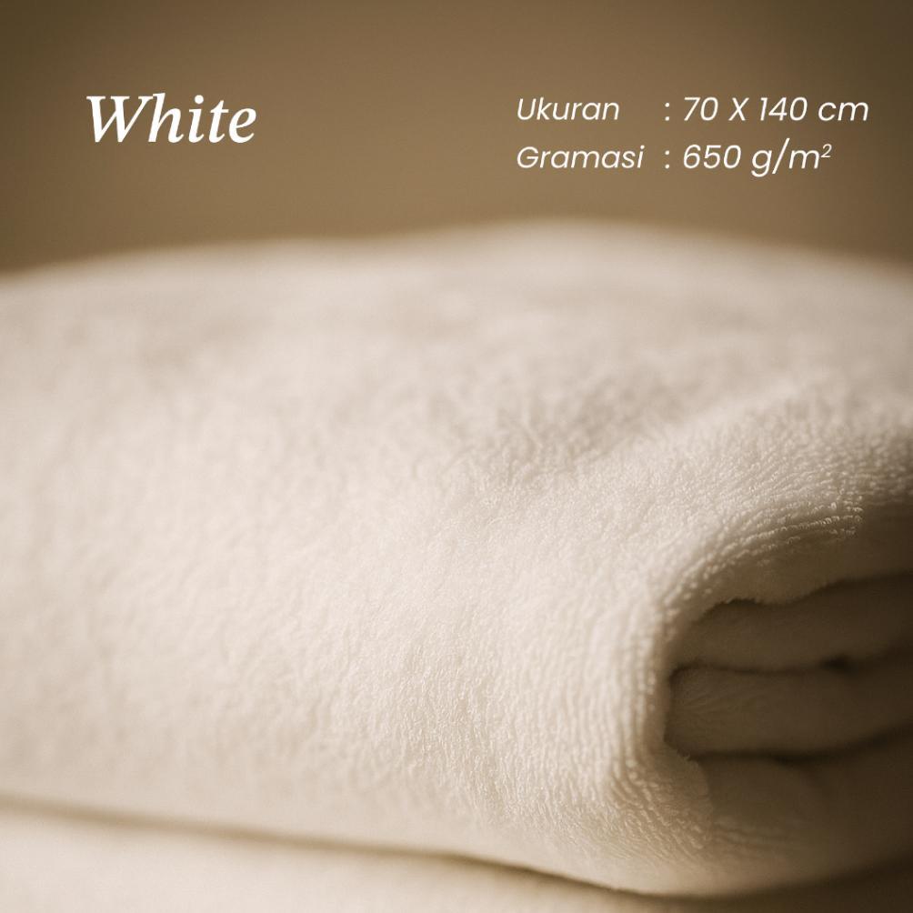 Gj-46 Terlaris Handuk Hotel Bintang 5 (70 X 140Cm) 650Gsm | Bath Well | 5X Lebih Tebal & Lembut | An