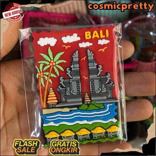 Termurah Magnet Karet Tradisi Bali - Magnet Karet Barong Bali - Magnet Pulau Bali - Magnet Kulkas Ba