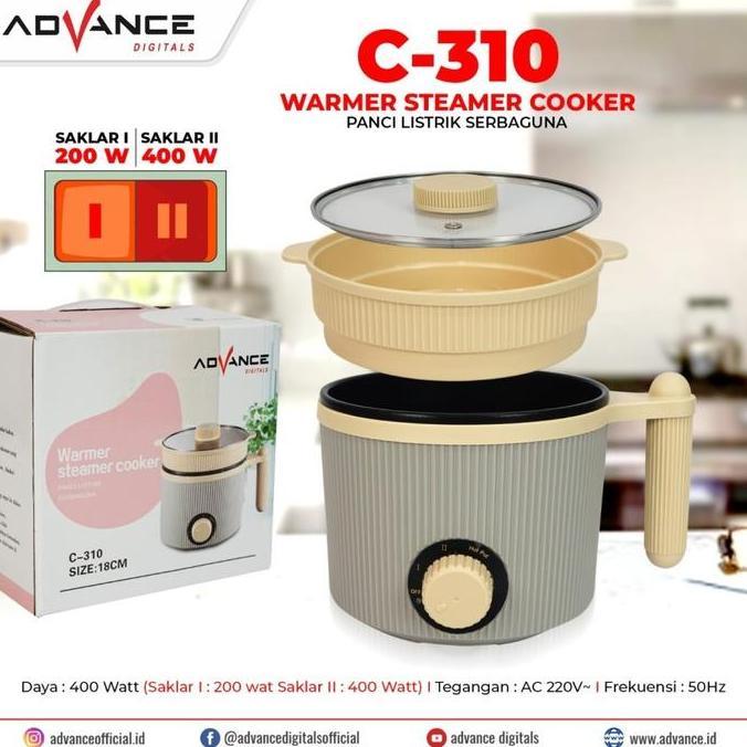 Panci Elektrik Multifungsi Advance C 310 Multi Fungsi Serbaguna C310