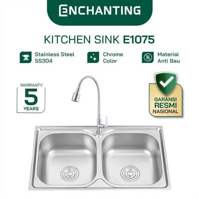Set Sink Bak Cuci Piring Europe Enchanting E1075