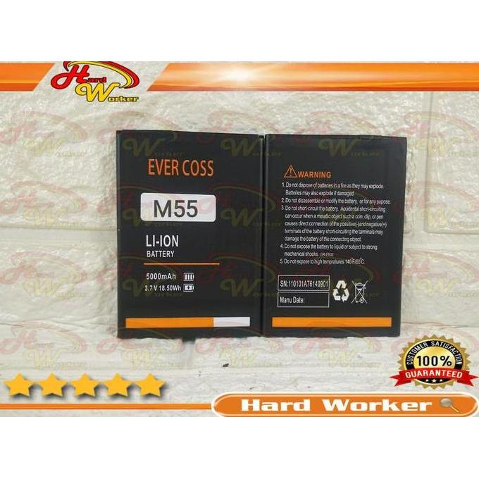 DY108 >> Baterai Battery Original Evercoss M55 - M5C - M55C Double Power ORI