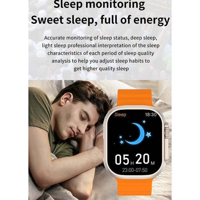 DF162>> QIBLA Watch Smart Prayer Jam tangan Muslim Smartwatch Support Compass Custom Dial Health Mon