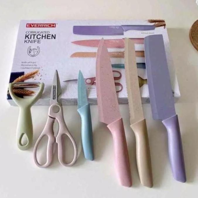 Set 6 In 1 Stainless Steel Anti Lengket Kitchen Evcriverh