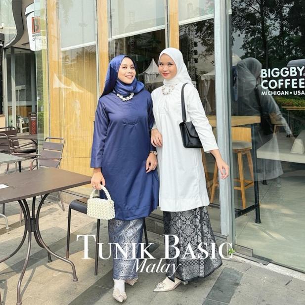 SET KURUNG MALAY - SET TUNIK POLOS - TUNIK BASIBA - SETELAN ROK KONDANGAN