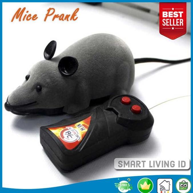 FINESSE- Mice Prank Mainan Remote Control Model Tikus Mini