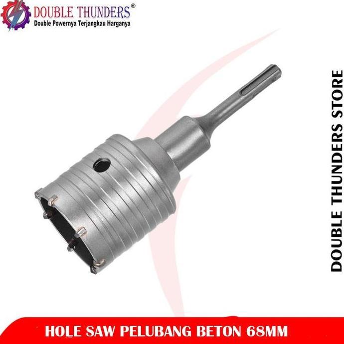 DT Hole Saw Beton Set 68MM Hole Saw Pelubang Beton Set