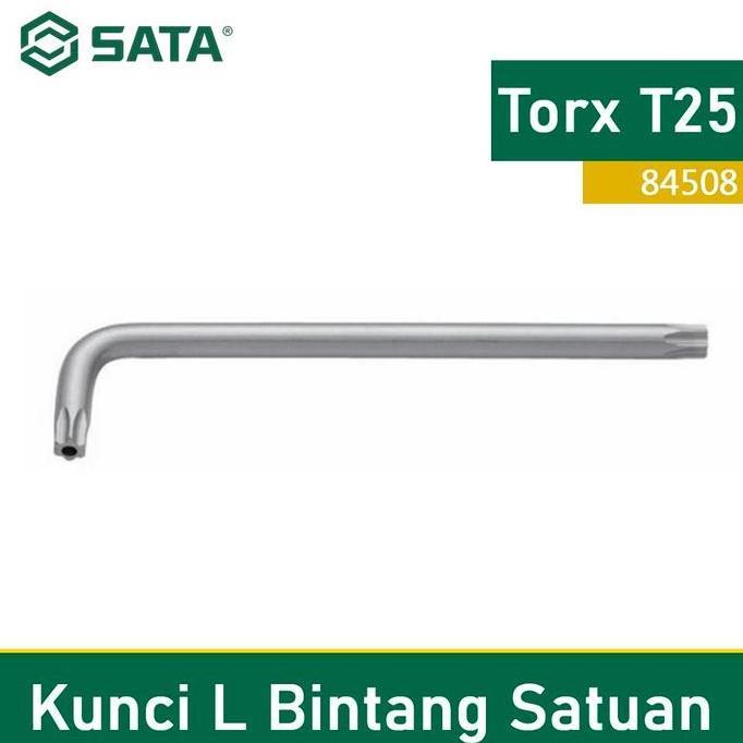 KUNCI L BINTANG 84508 - TORX TAMPER PROOF KEY T-25 SATA