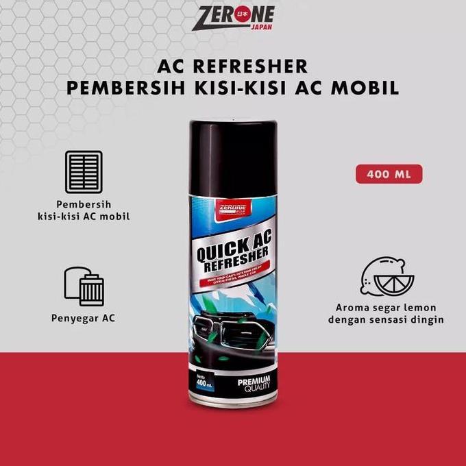 Quick Ac Refresher - Zerone Japan Pembersih Ac Mobil Original 400 Ml. Murah
