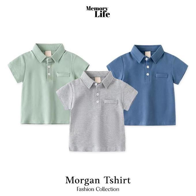 MemoryLife - Morgan Polo Shirt | Kaos Polo Anak Laki-Laki Umur 2 Tahun - 6 Tahun