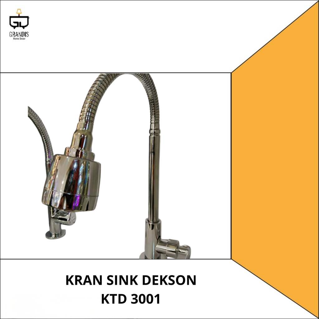 Kran Angsa Dekson KTD 3001 - Kran Sink Cuci Piring