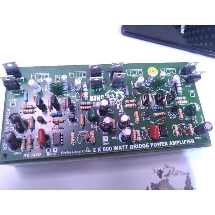 Kit Driver Power Amplifier BTL Bridge 2X600 Watt Mono