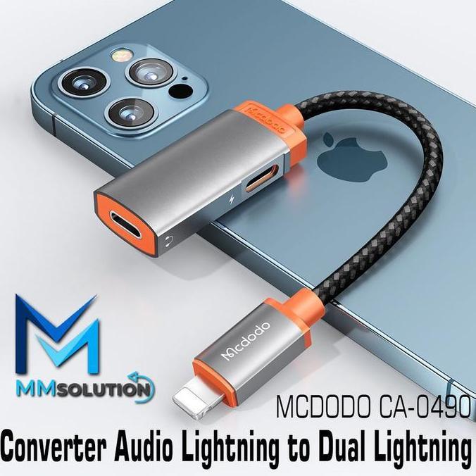 MCDODO CA-0490 Splitter Lightning to Dual Lightning Music -