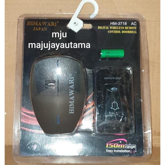Bel pintu tanpa kabel wireless doorbell himawari