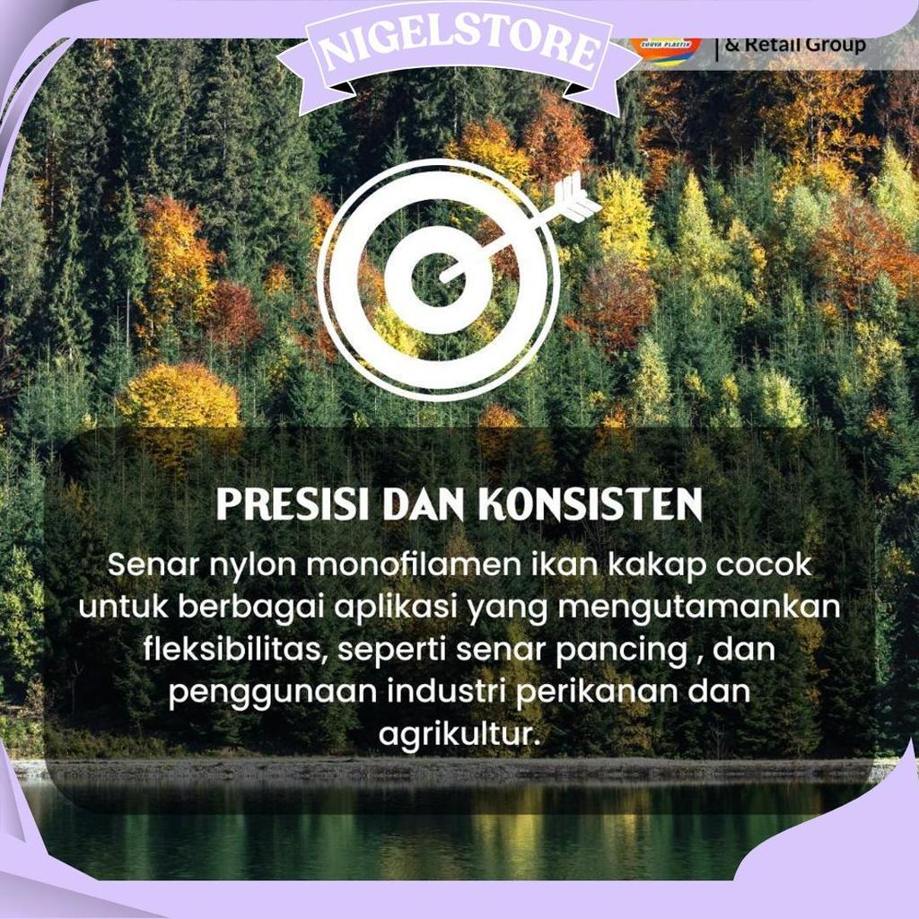 Senar Cap Ikan Kakap  Ukuran 6000 (150)  Per Roll /Tali Senar Pancing / Senar Layangan Ori