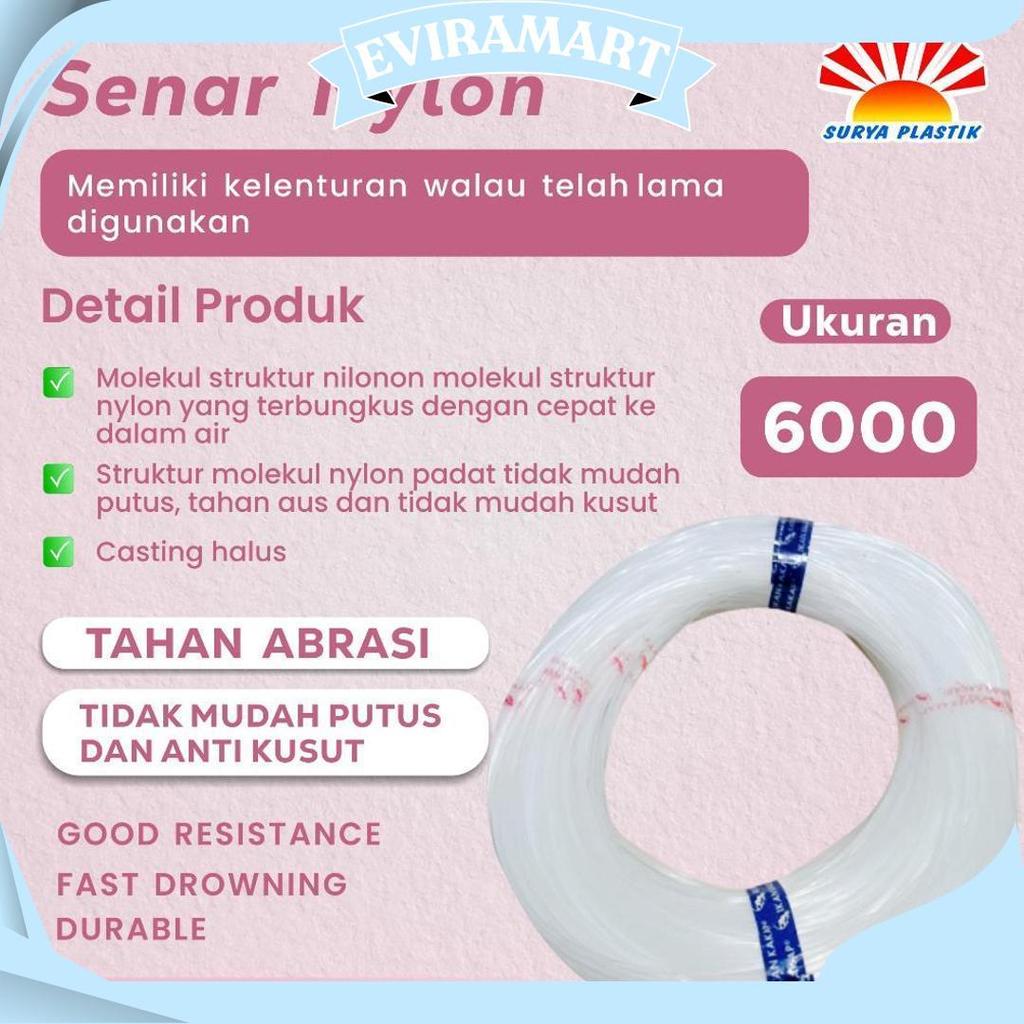 Senar Cap Ikan Kakap  Ukuran 6000 (150)  Per Roll /Tali Senar Pancing / Senar Layangan Sale