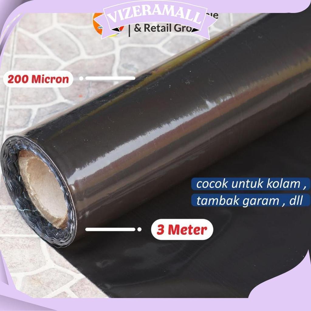 Geomembran Hdpe Tebal 200 Micron Lebar 3 Meter Ori